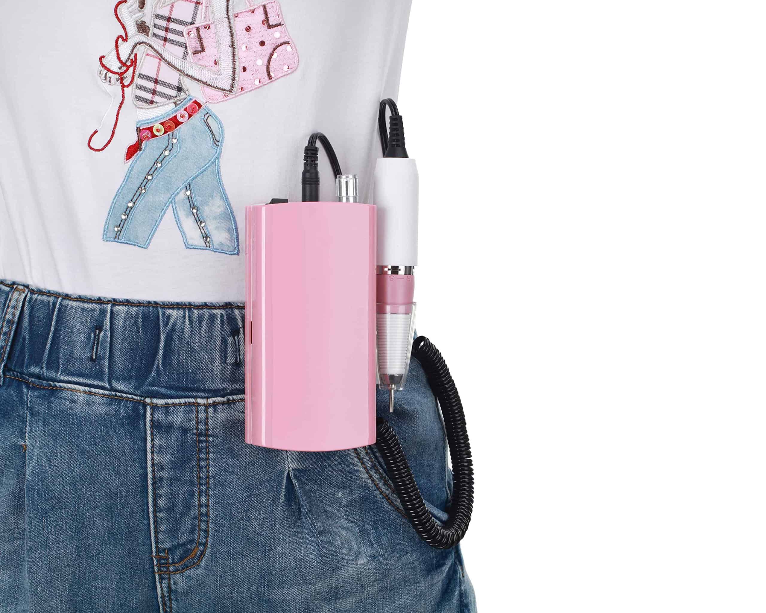 Máquina de Taladro de Uñas Portátil Miss -Rosa Pura - Imagen 3