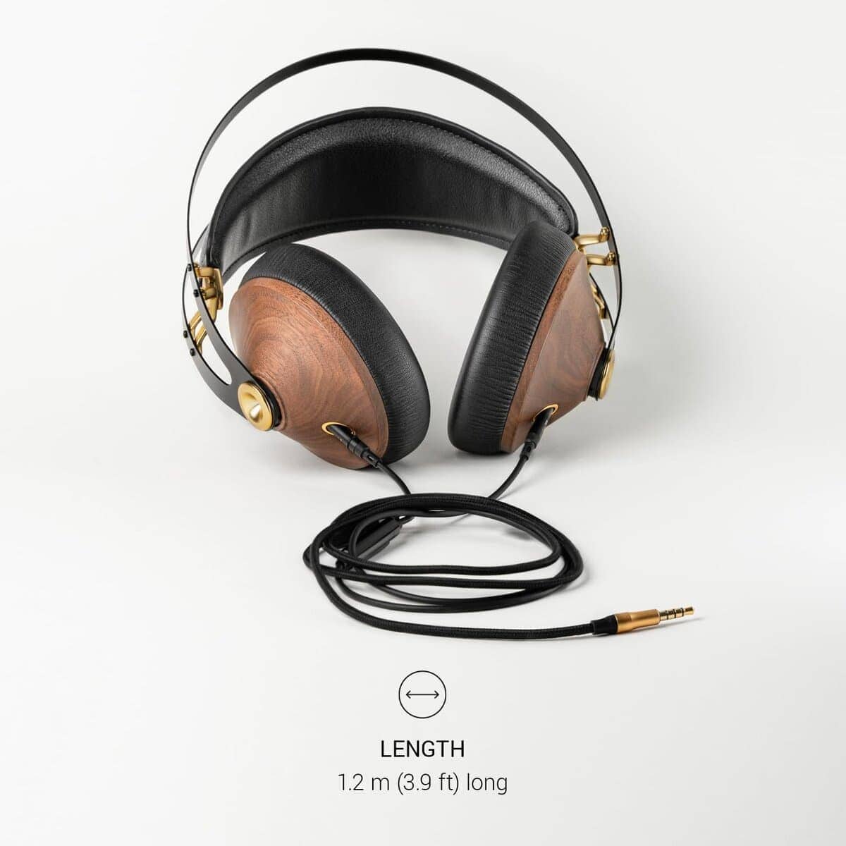 Cable MEZE AUDIO de 1.2m con Micrófono y -Negro y Dorado - Imagen 6