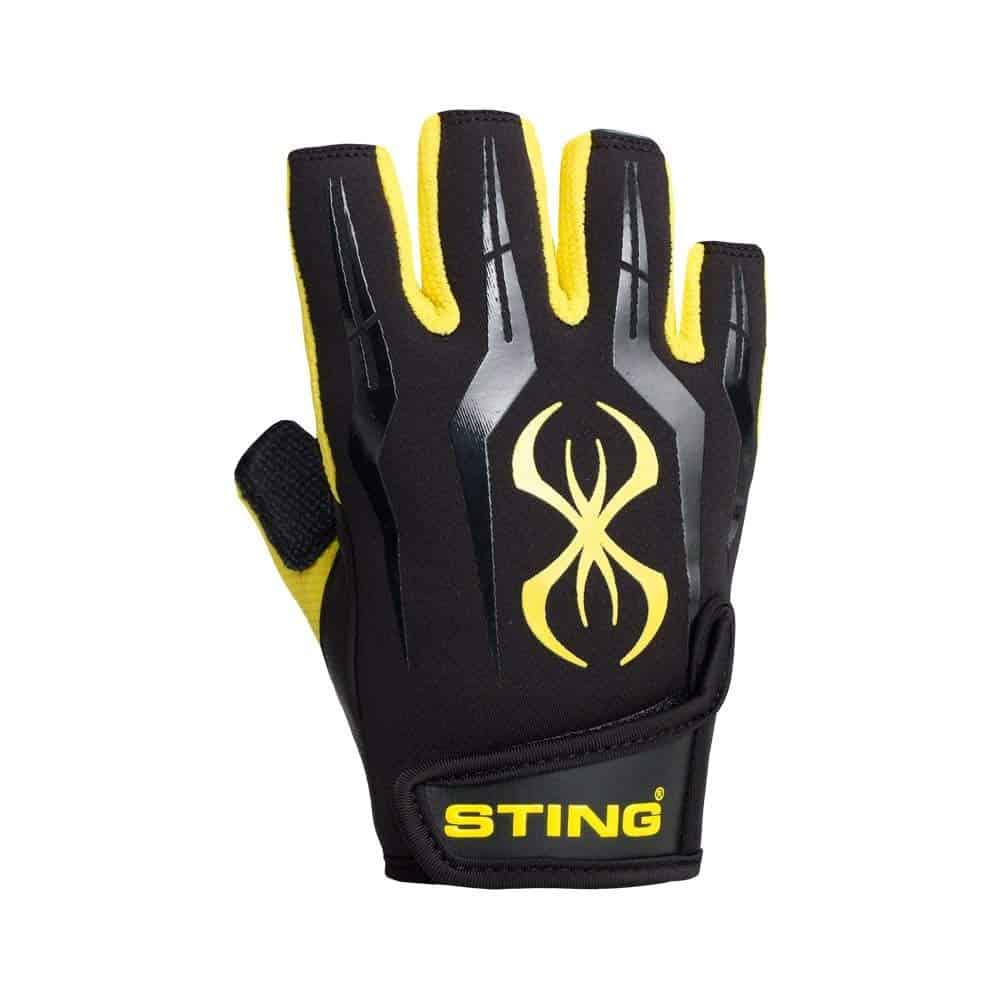 Guantes de Levantamiento de Pesas STING - -Amarillo
