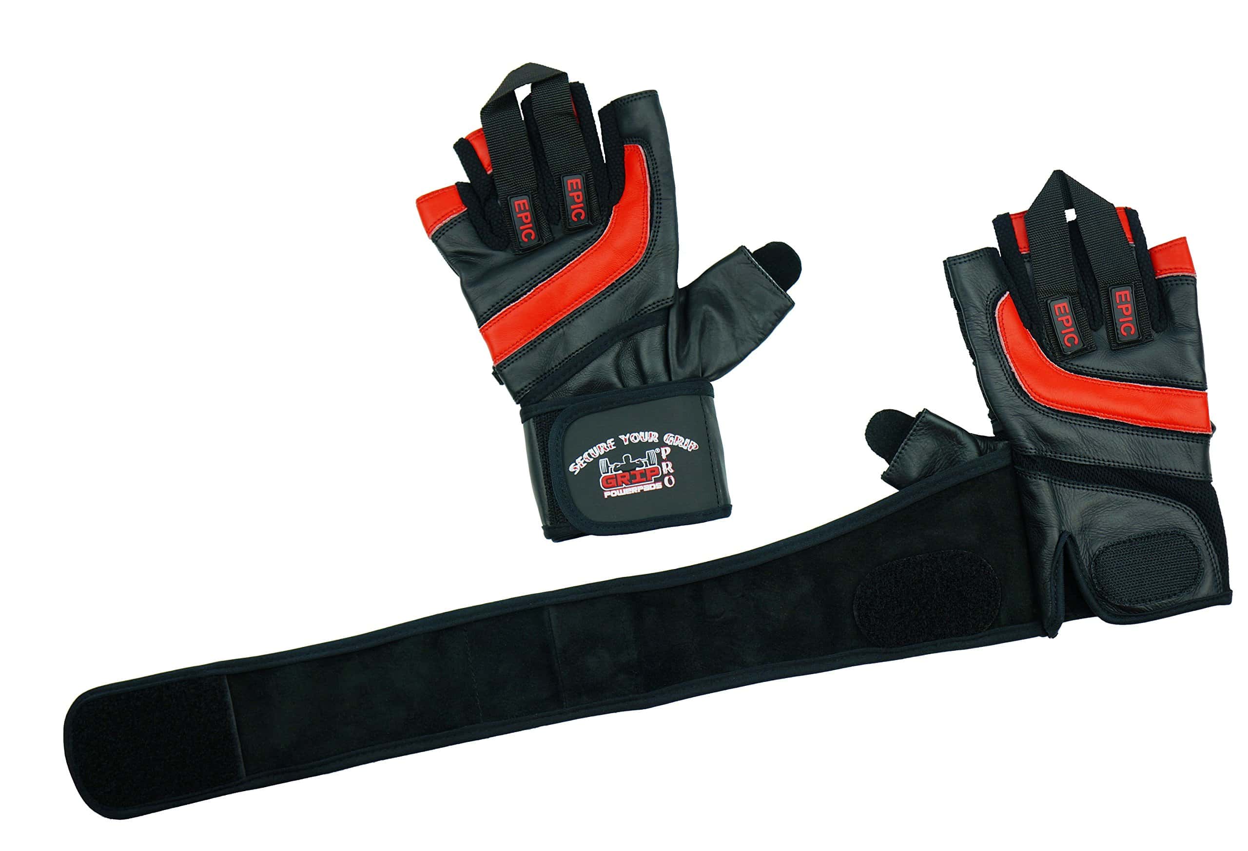 Guantes de Gimnasio de Cuero Épico con Muñequeras de 2" de - Imagen 7