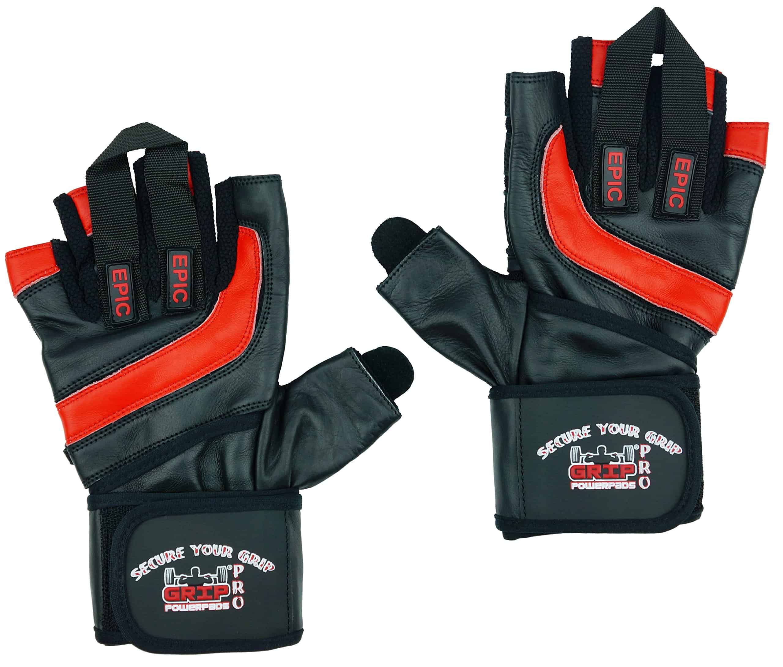 Guantes de Gimnasio de Cuero Épico con Muñequeras de 2" de - Imagen 6