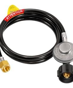 Manguera de Regulador de Propano de 12 Pies, Regulador de