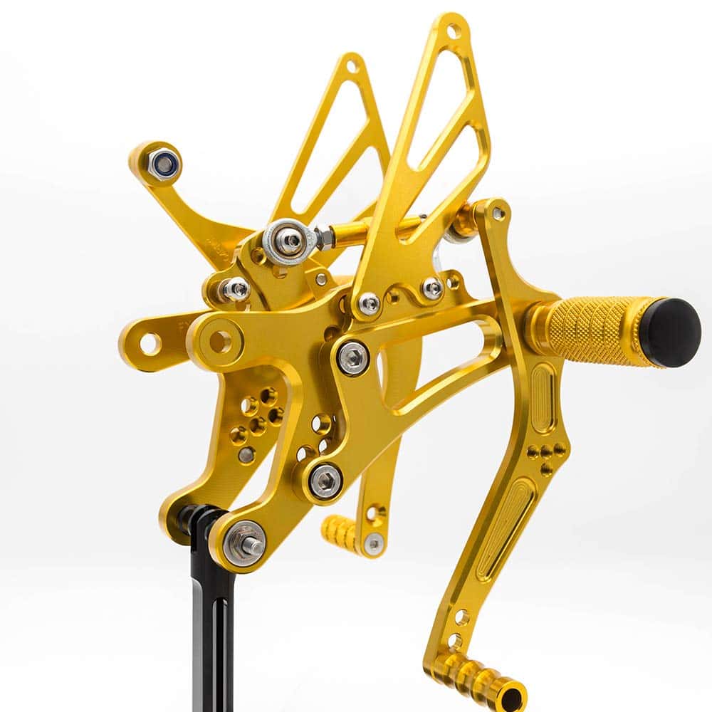 FXCNC CNC 04-06 R1 Billet Motocicleta Rearset Estriberas - Imagen 7