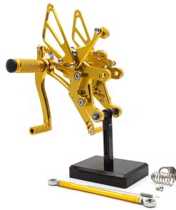 FXCNC CNC 04-06 R1 Billet Motocicleta Rearset Estriberas