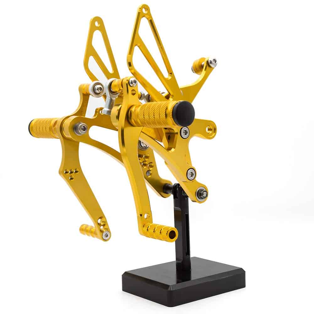 FXCNC CNC 04-06 R1 Billet Motocicleta Rearset Estriberas - Imagen 5