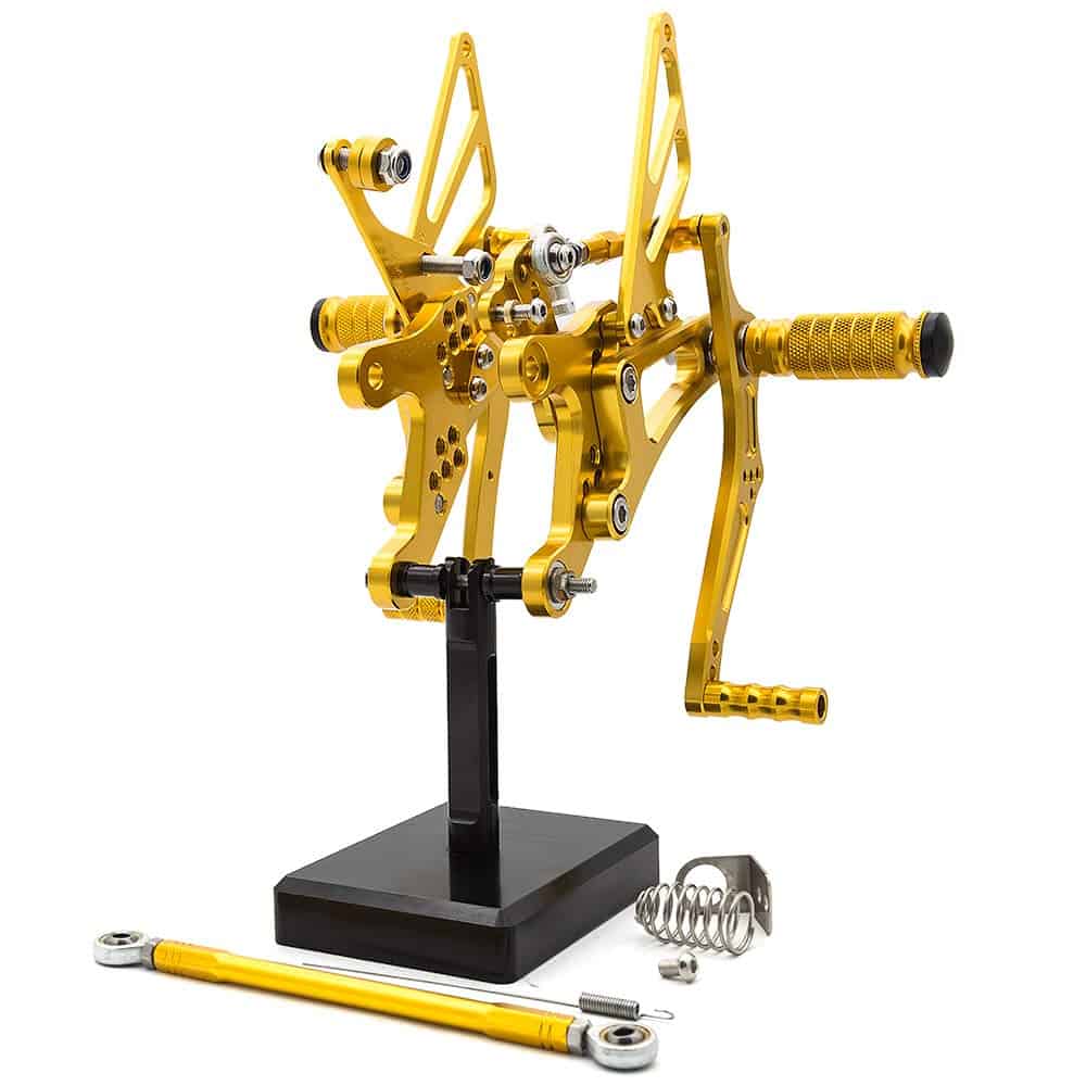FXCNC CNC 04-06 R1 Billet Motocicleta Rearset Estriberas - Imagen 3