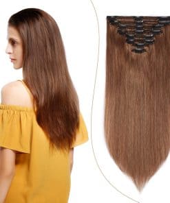 Extensiones de Cabello Clip en Doble Trama de 14 pulgadas