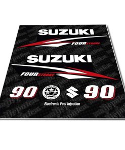 Juego de calcomanías de repuesto (pegatinas) para Suzuki 90