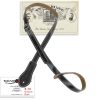 Correa de Mandolina Ajustable de Cuero Negro Premium Walker