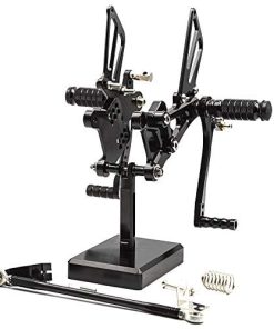 FXCNC CNC Billet Motocicleta Reposapiés Trasero Juegos de