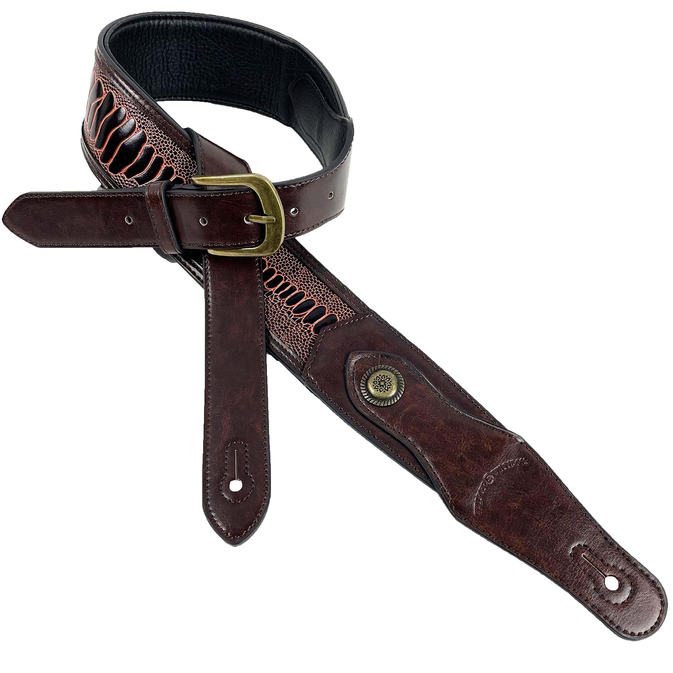 Correa de guitarra acolchada Walker & Williams GE-174 con