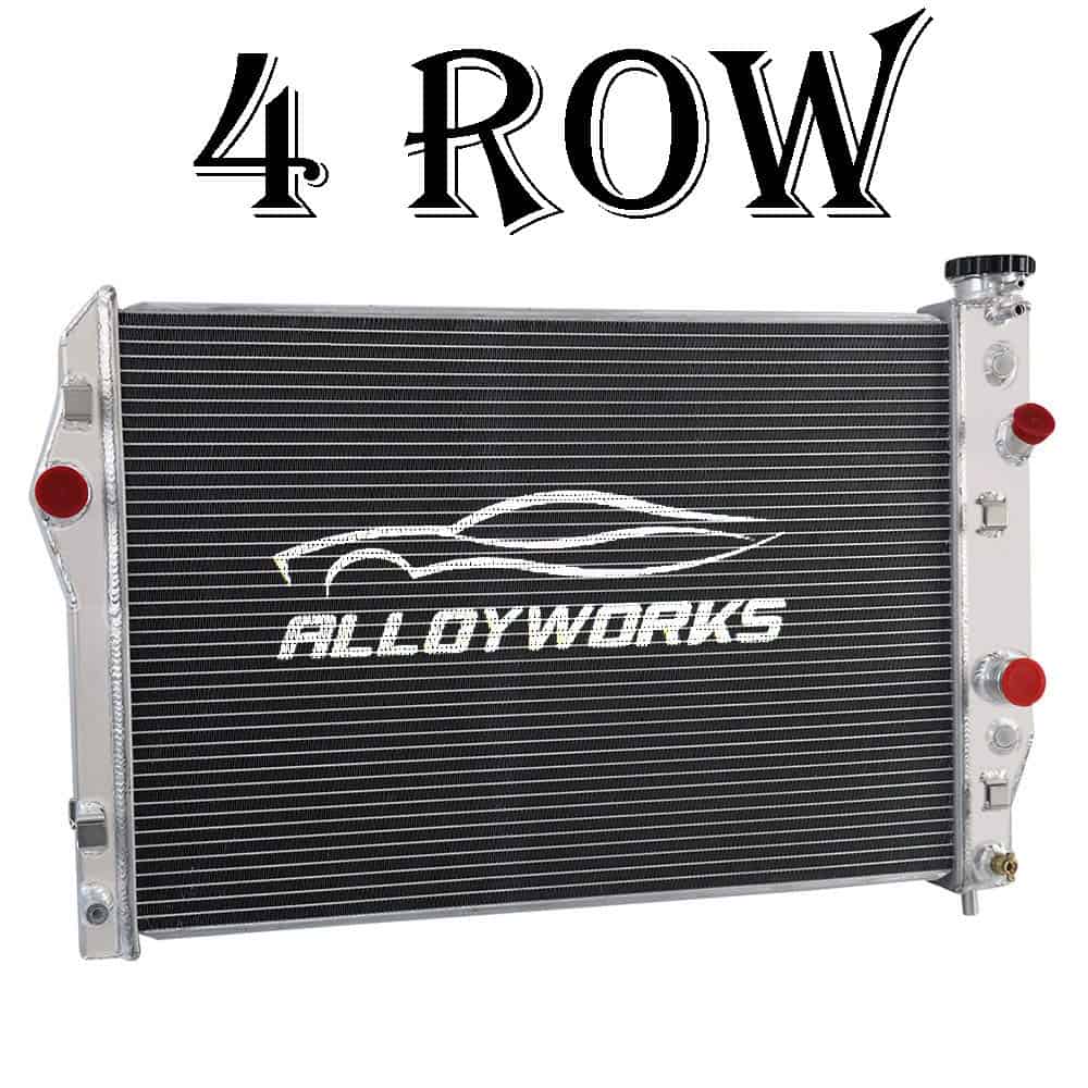 Radiador de Aluminio de 4 Hileras ALLOYWORKS para Chevy