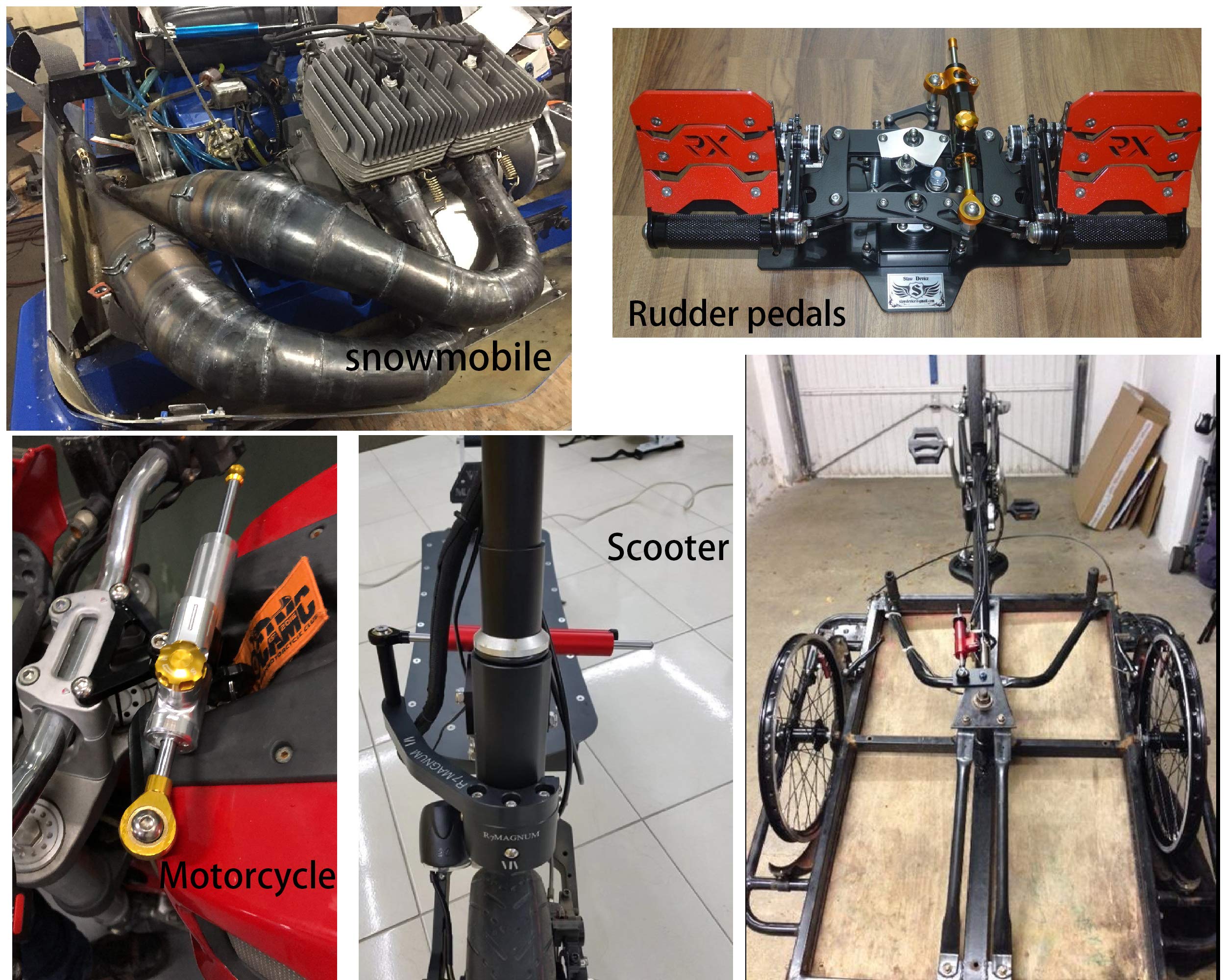 Amortiguador de dirección ajustable -Negro - Imagen 8