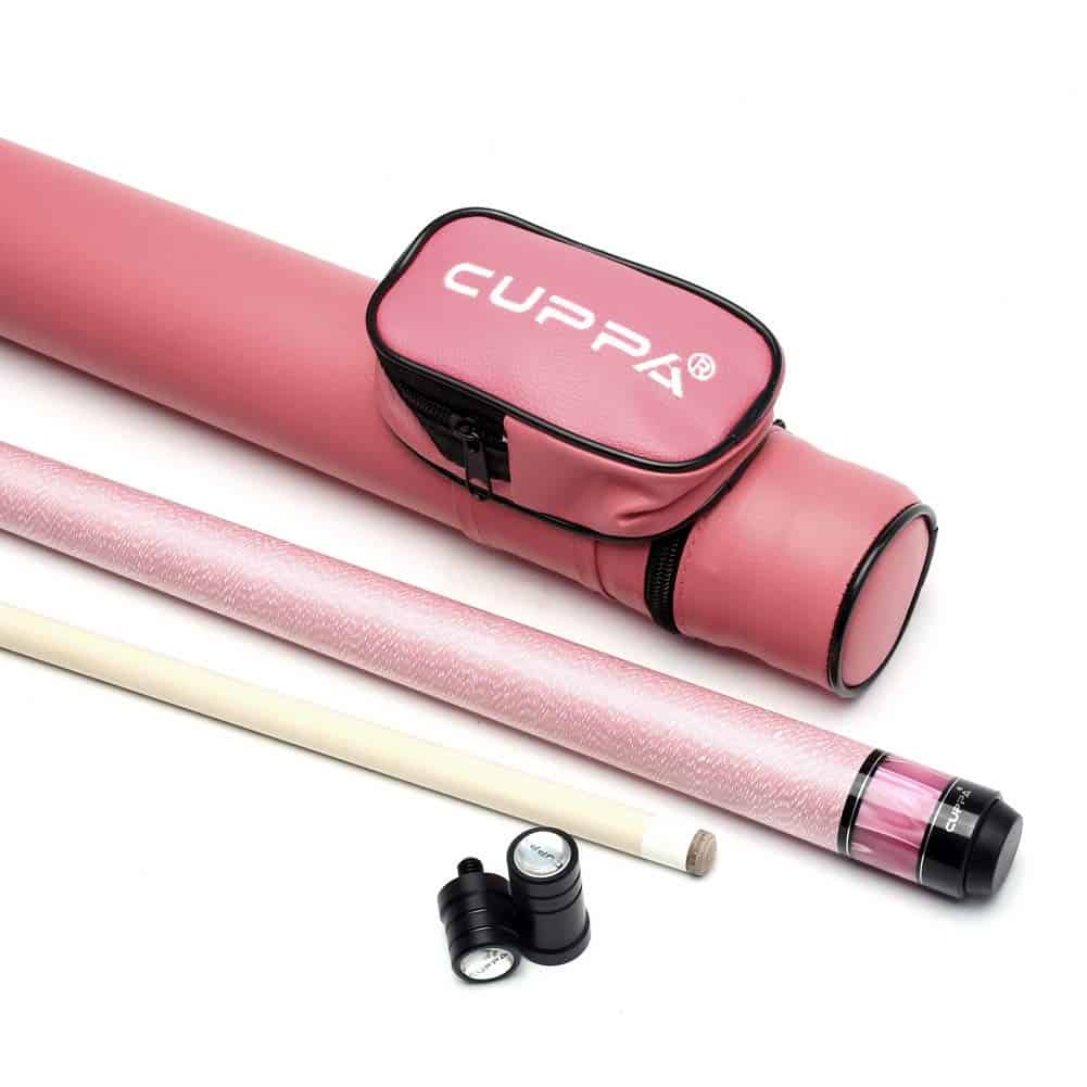 CUEMA Palo de Billar para Mujer 12.75mm con Estuche Rosa