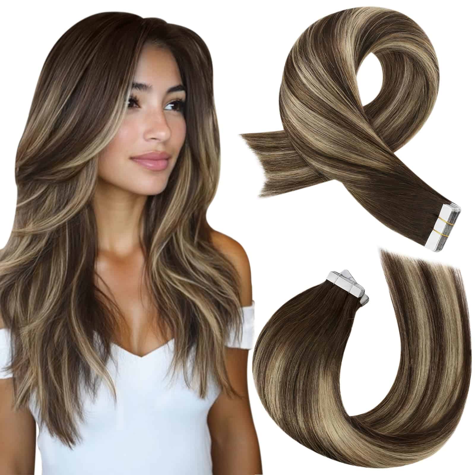 Extensiones de Cabello con Adhesivo Moresoo Balayage