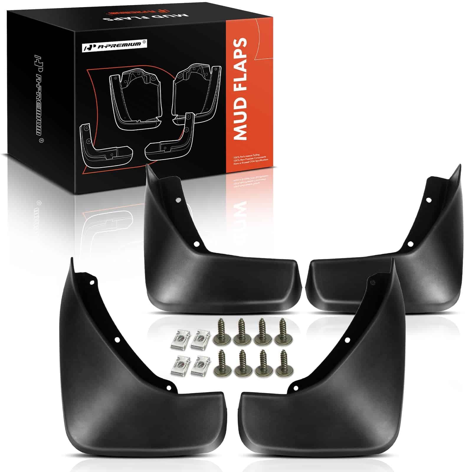 Conjunto de 4PCS de Guardabarros Salpicaduras de Barro con