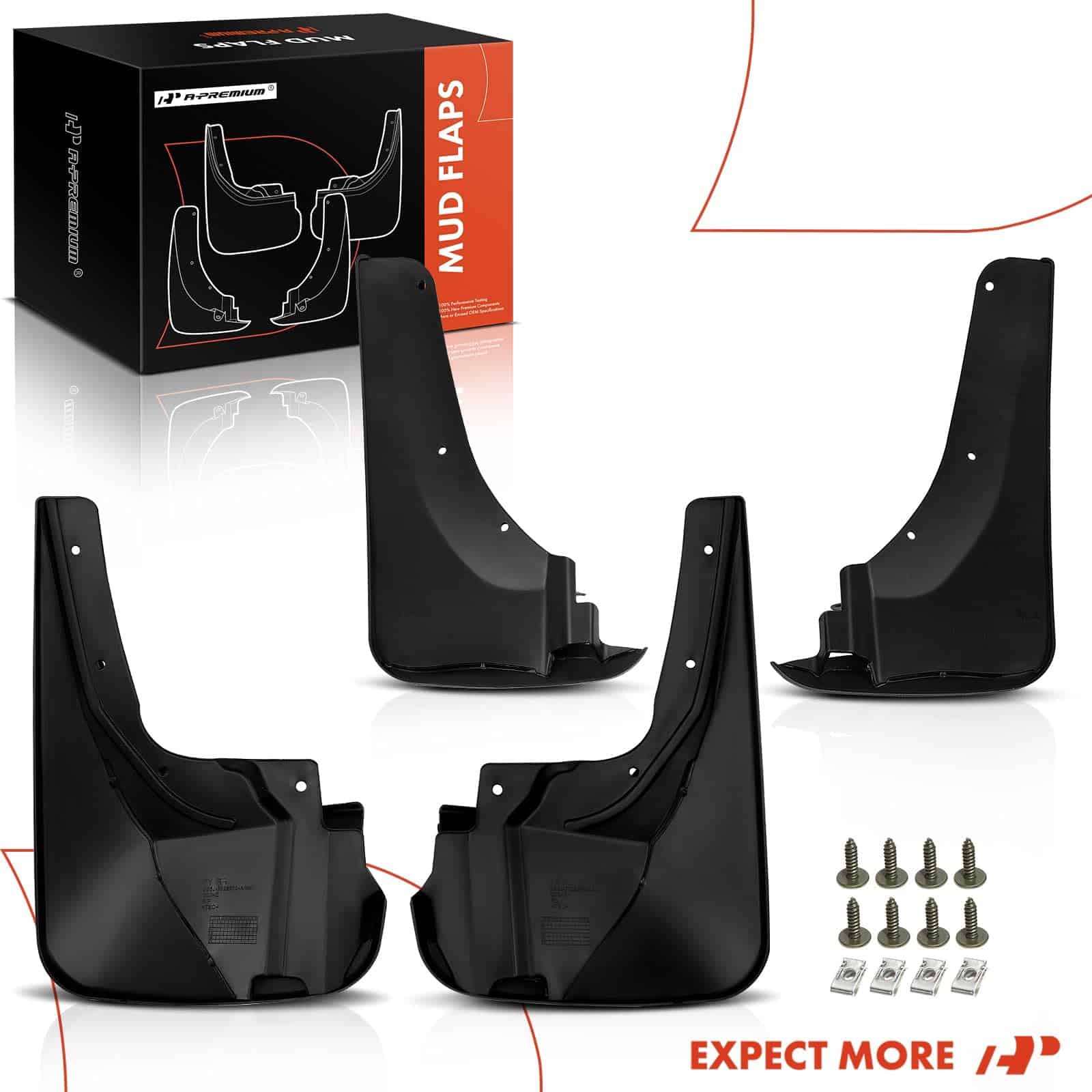 Conjunto de 4PCS de Aletas de Barro Protector contra - Imagen 9