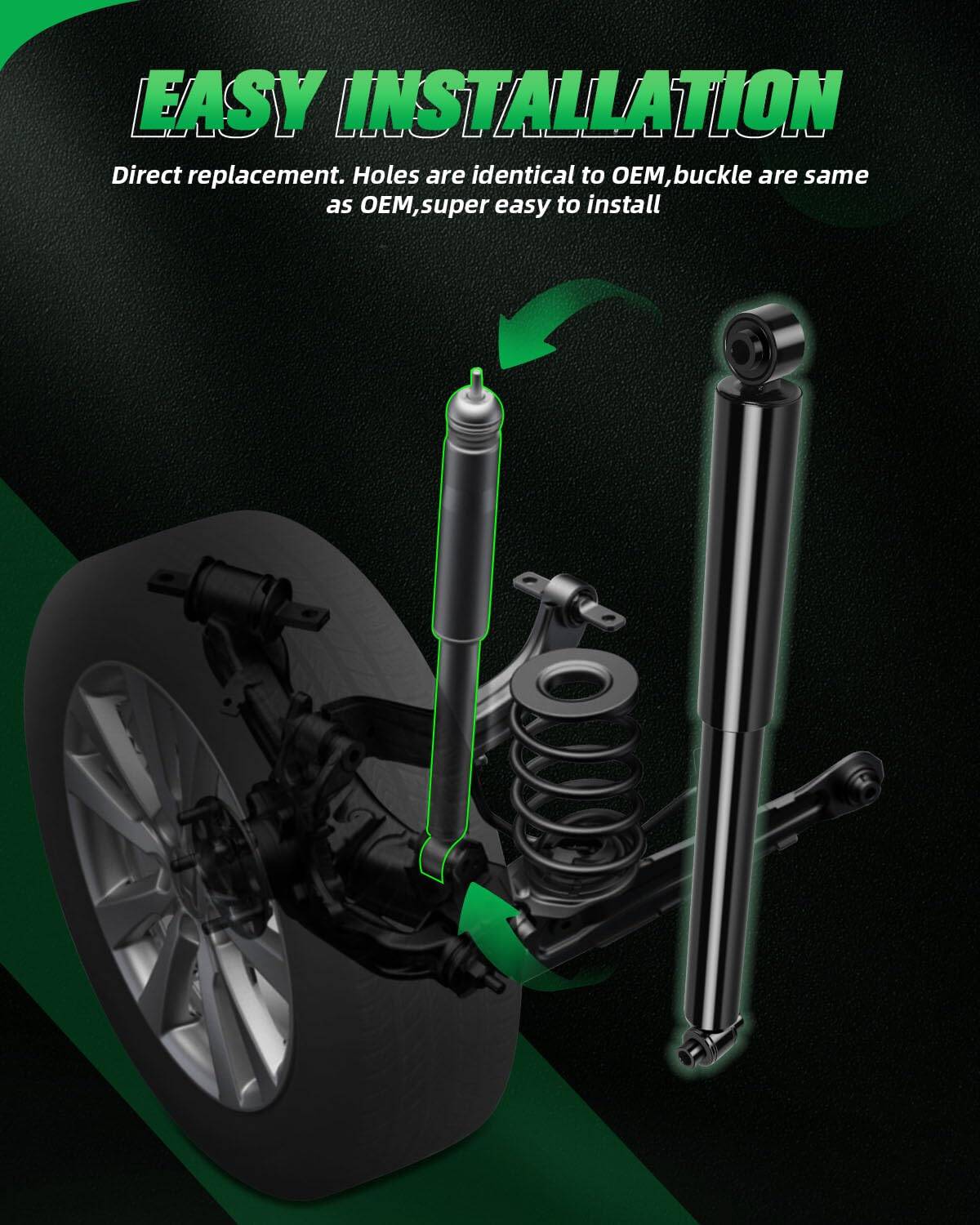 Amortiguadores Traseros SCITOO (Paquete de 2) para SSR, - Imagen 6