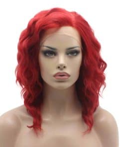 Pelucas de Encaje Sintético Lushy Hair Corta Rizada 14