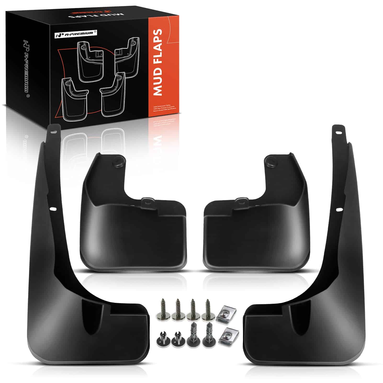 Juego de 4PCS de guardabarros salpicaduras con kits de