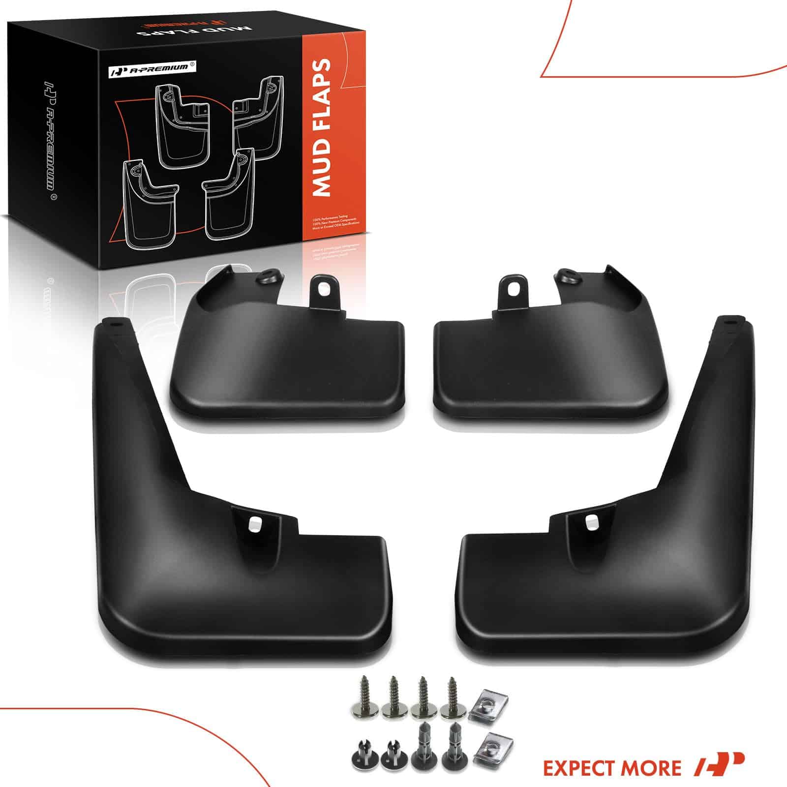 Juego de 4PCS de guardabarros salpicaduras con kits de - Imagen 9