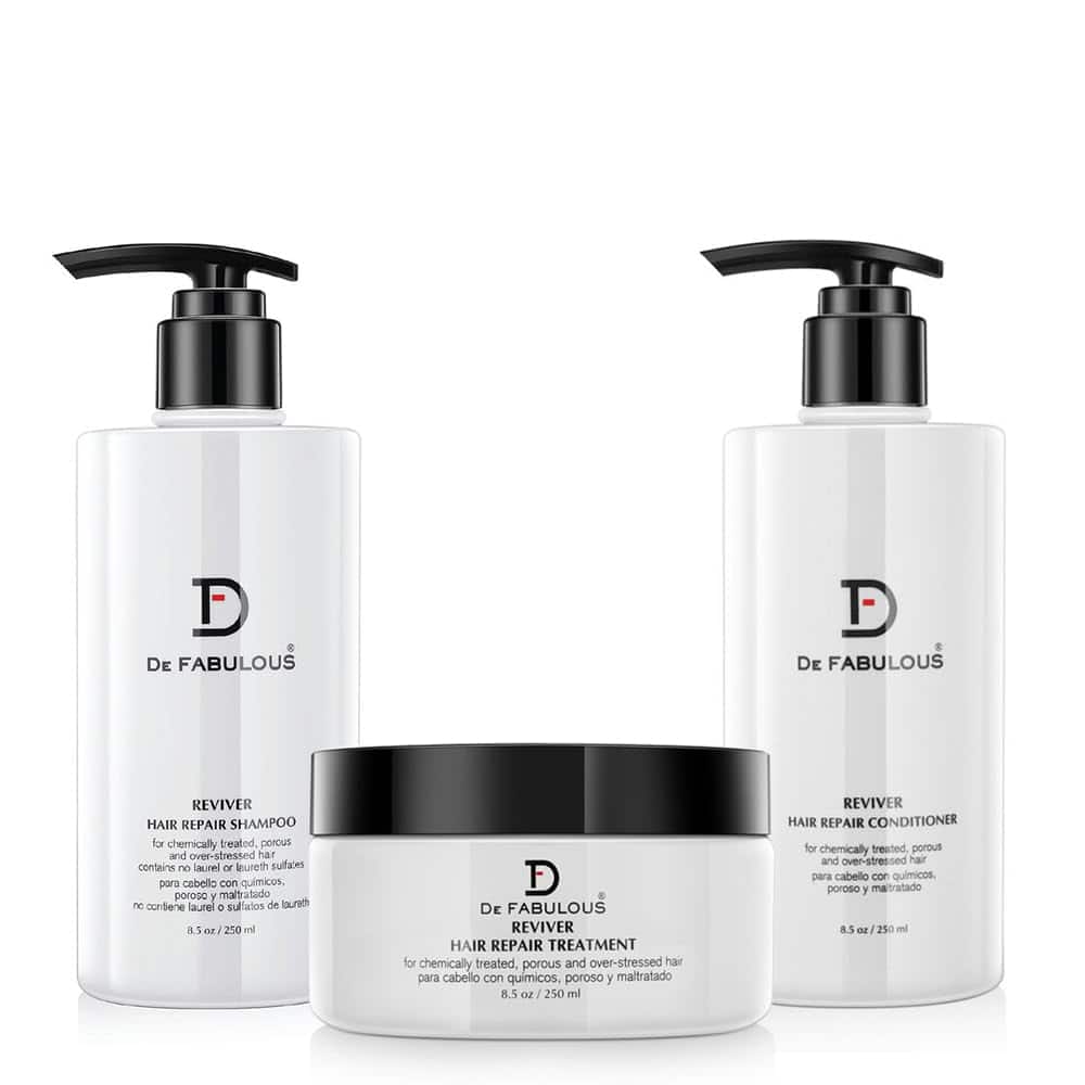 Set de Champú, Acondicionador y Tratamiento De Fabulous