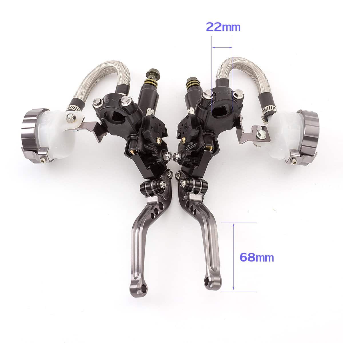 Juego de bomba de cilindro maestro dual de freno hidráulico - Imagen 3