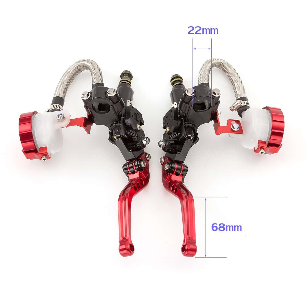 Universal 7/8" 22mm Juego de bomba de depósito de freno de - Imagen 4