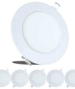 Conjunto de 5 luces de techo empotradas para RV y barco