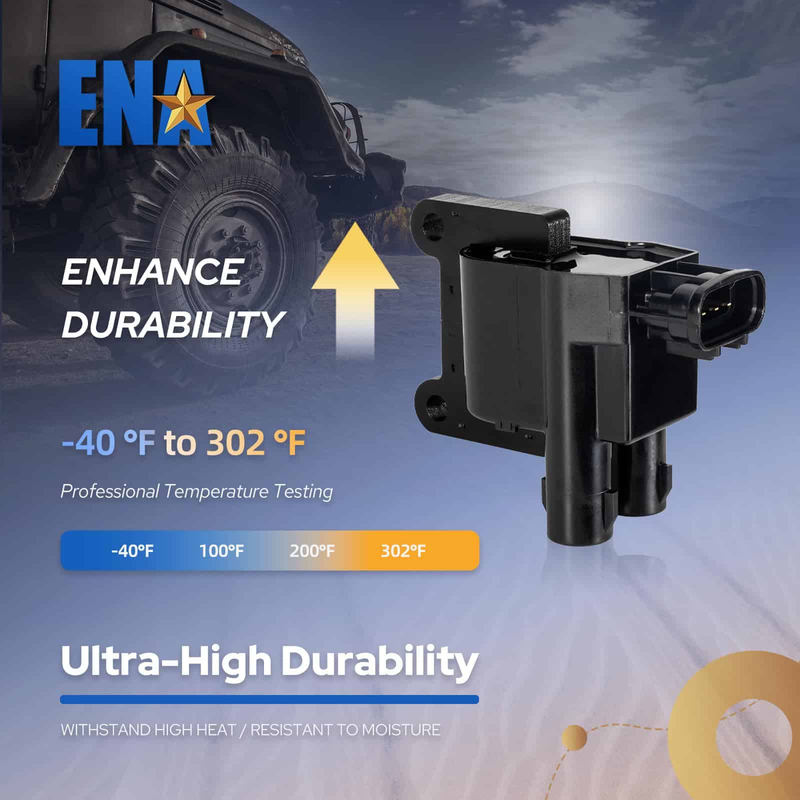 ENA Set de 2 Paquetes de Bobinas de Encendido Compatible - Imagen 4