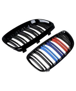 Parrilla superior delantera estilo M5 2 piezas Compatible