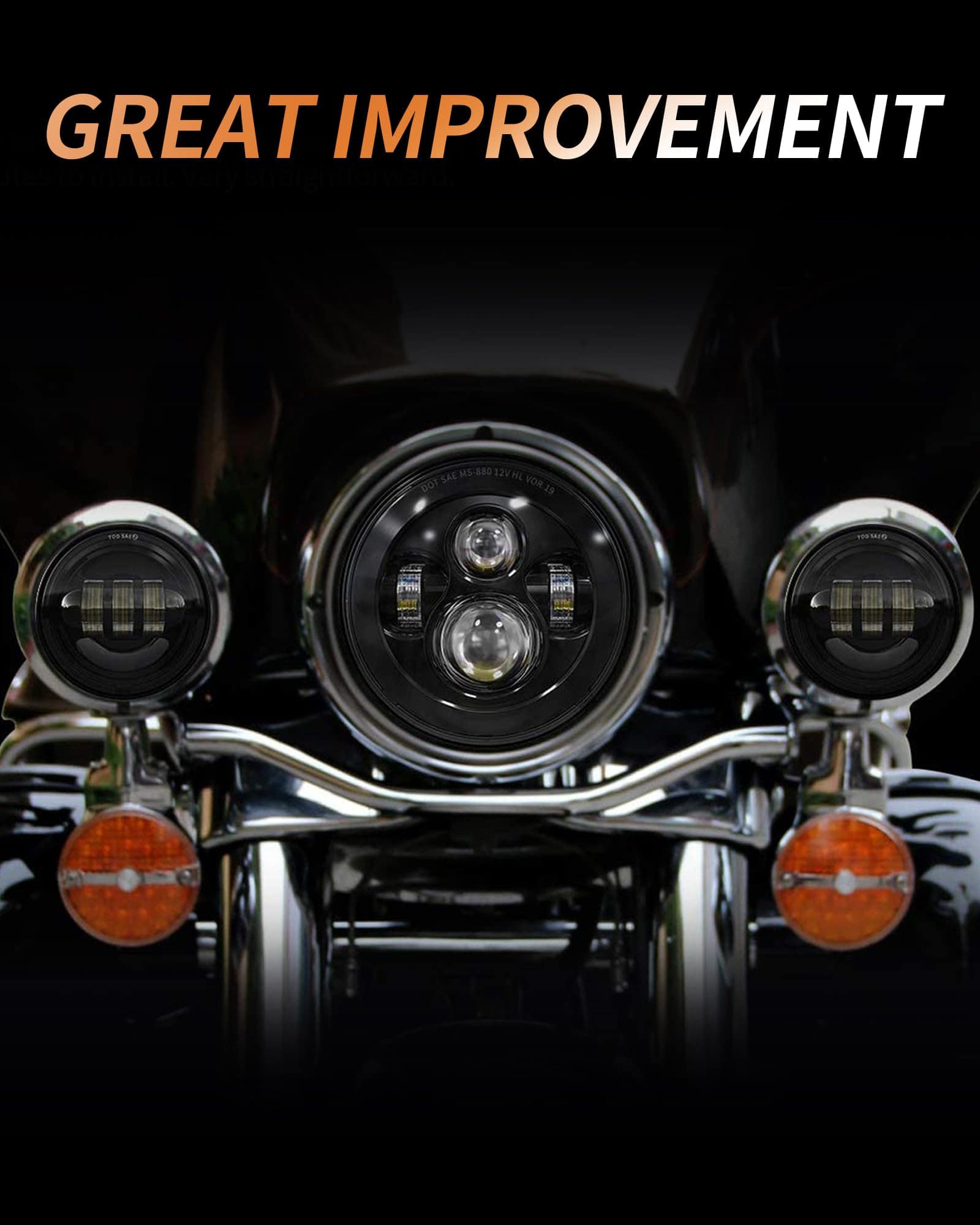 Luces de Niebla LED XPCTD de 4.5 pulgadas para Electra - Imagen 6