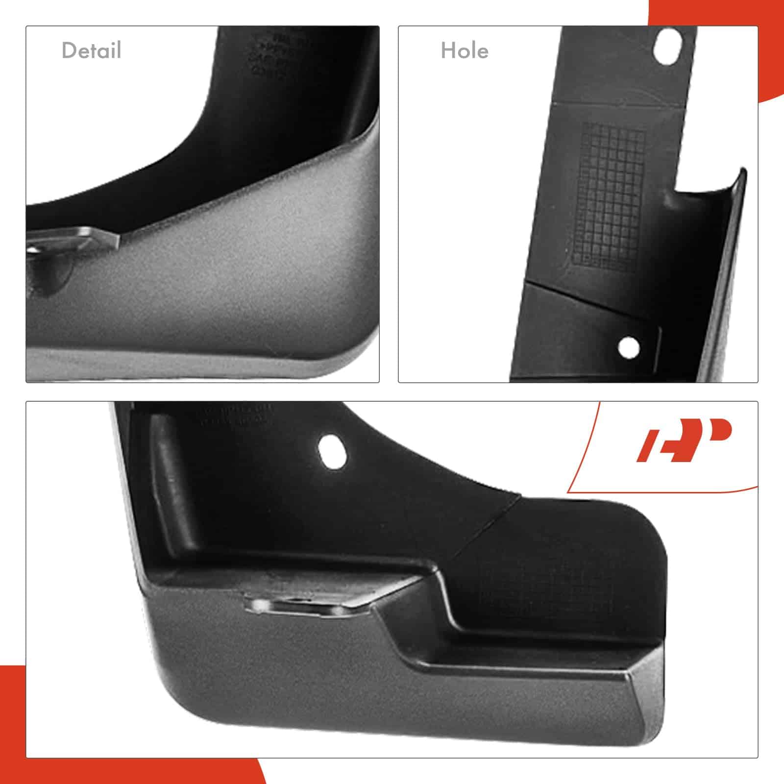 Conjunto de 4PCS A-Premium de faldones para salpicaduras - Imagen 8