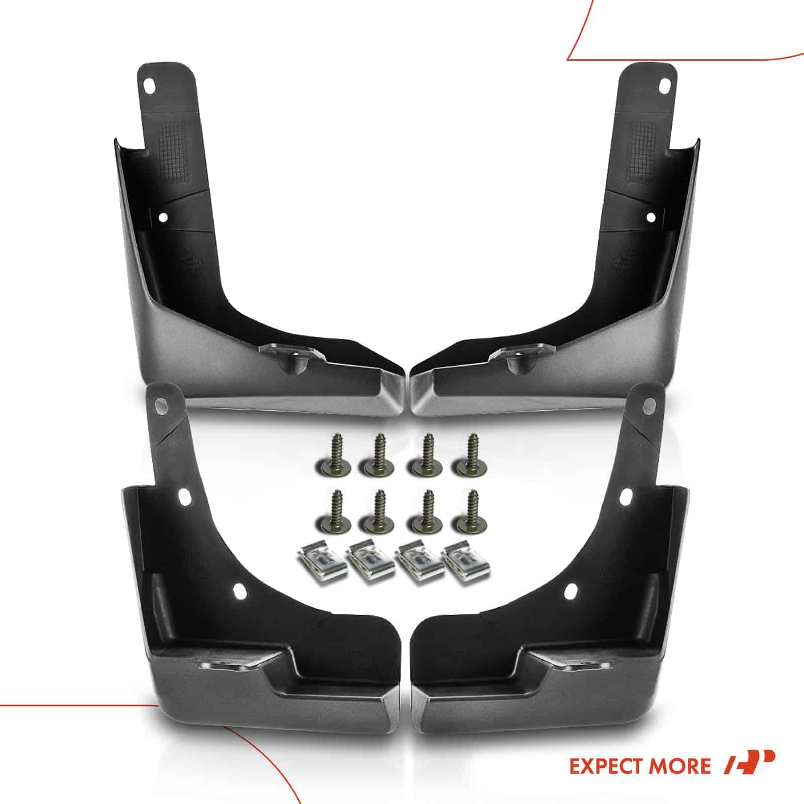 Conjunto de 4PCS A-Premium de faldones para salpicaduras - Imagen 9