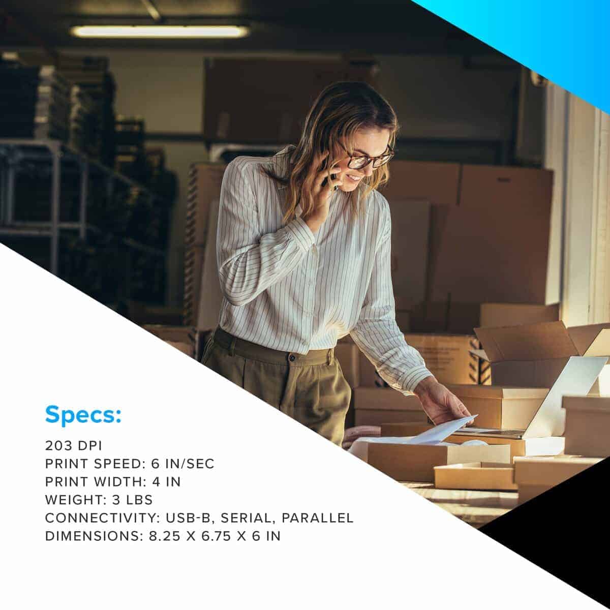 Impresora Térmica Directa de Escritorio ZEBRA GX420d Ancho - Imagen 7