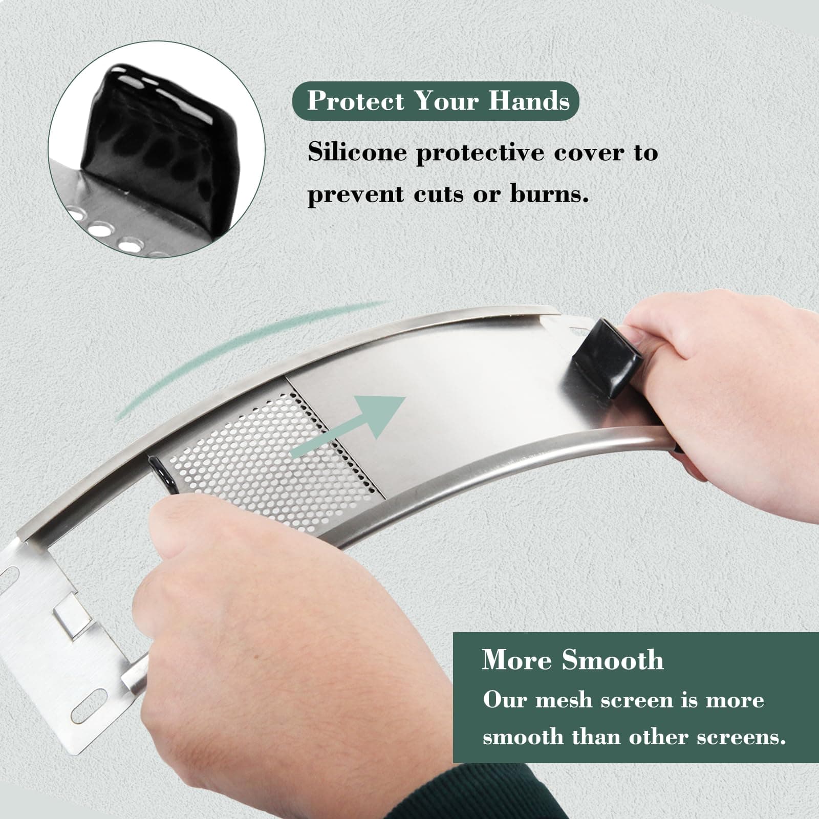 Puerta de ventilación de acero inoxidable KAMaster para Big - Imagen 4