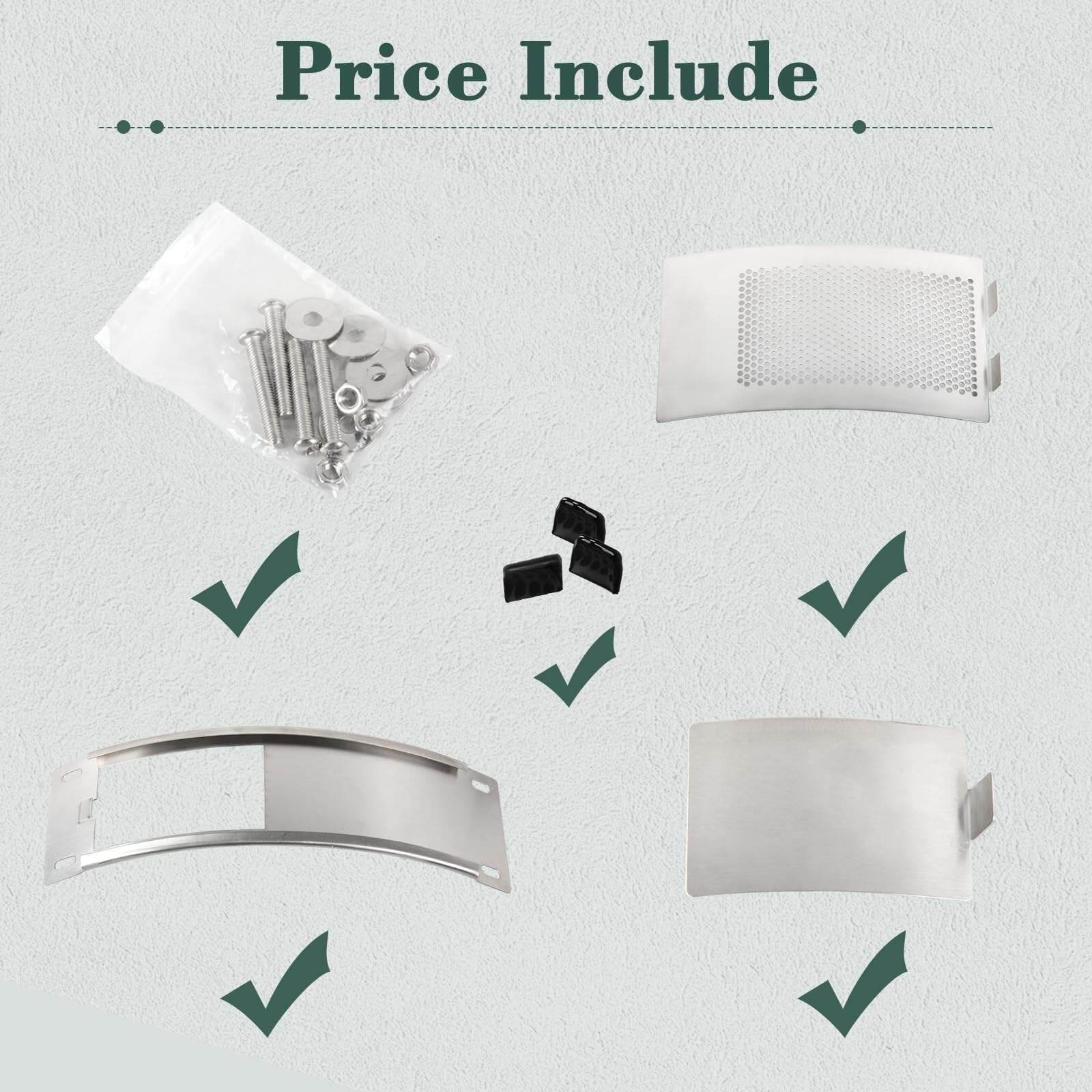 Puerta de ventilación de acero inoxidable KAMaster para Big - Imagen 5