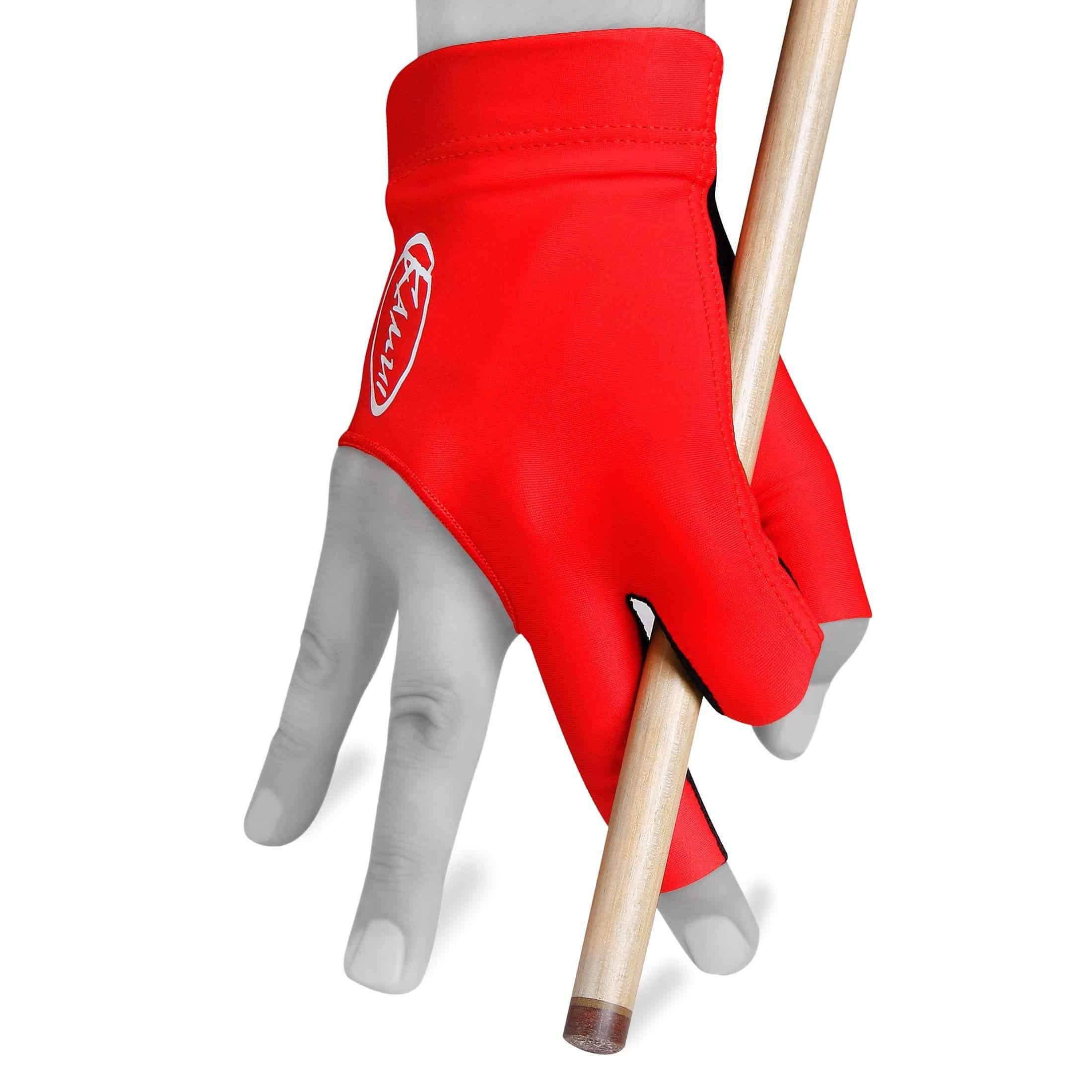 Guante de Billar KAMUI - Secado rápido - para -Rojo