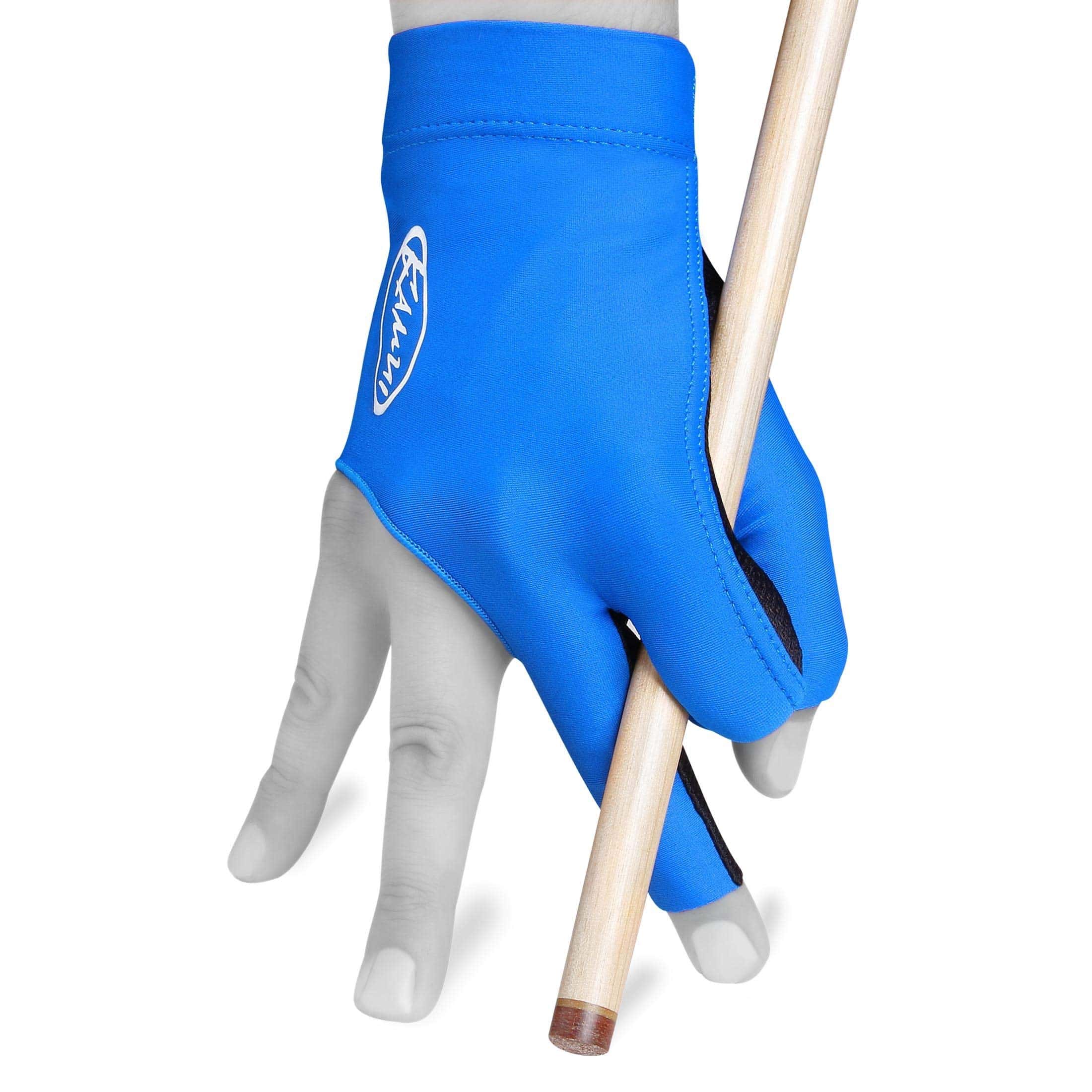 Guante de Billar Kamui QuickDry para MANO DERECHA, Azul (XL)