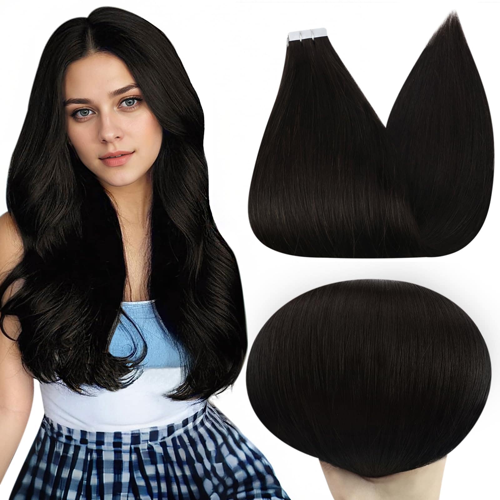 Extensiones de Cabello con Cinta Invisible Full Shine Pelo