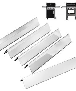 DELSbbq 7636 Barras saborizantes de acero inoxidable para