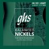 Cuerdas para Bajo GHS Balanced Nickels 4 Light Gauge,