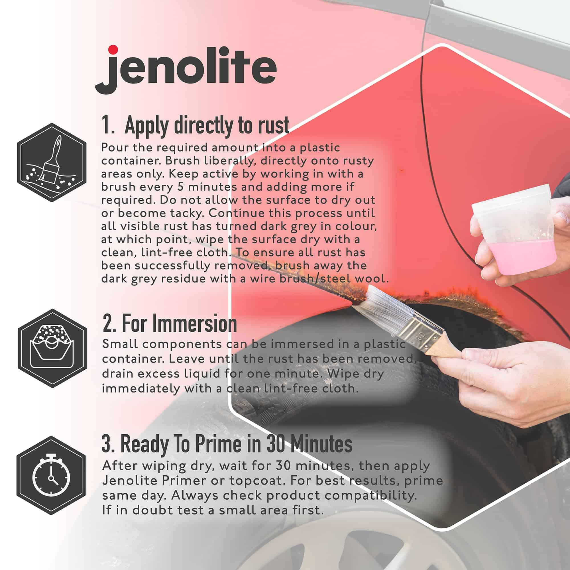 Removedor de óxido JENOLITE para metal - Líquido Espeso de - Imagen 4