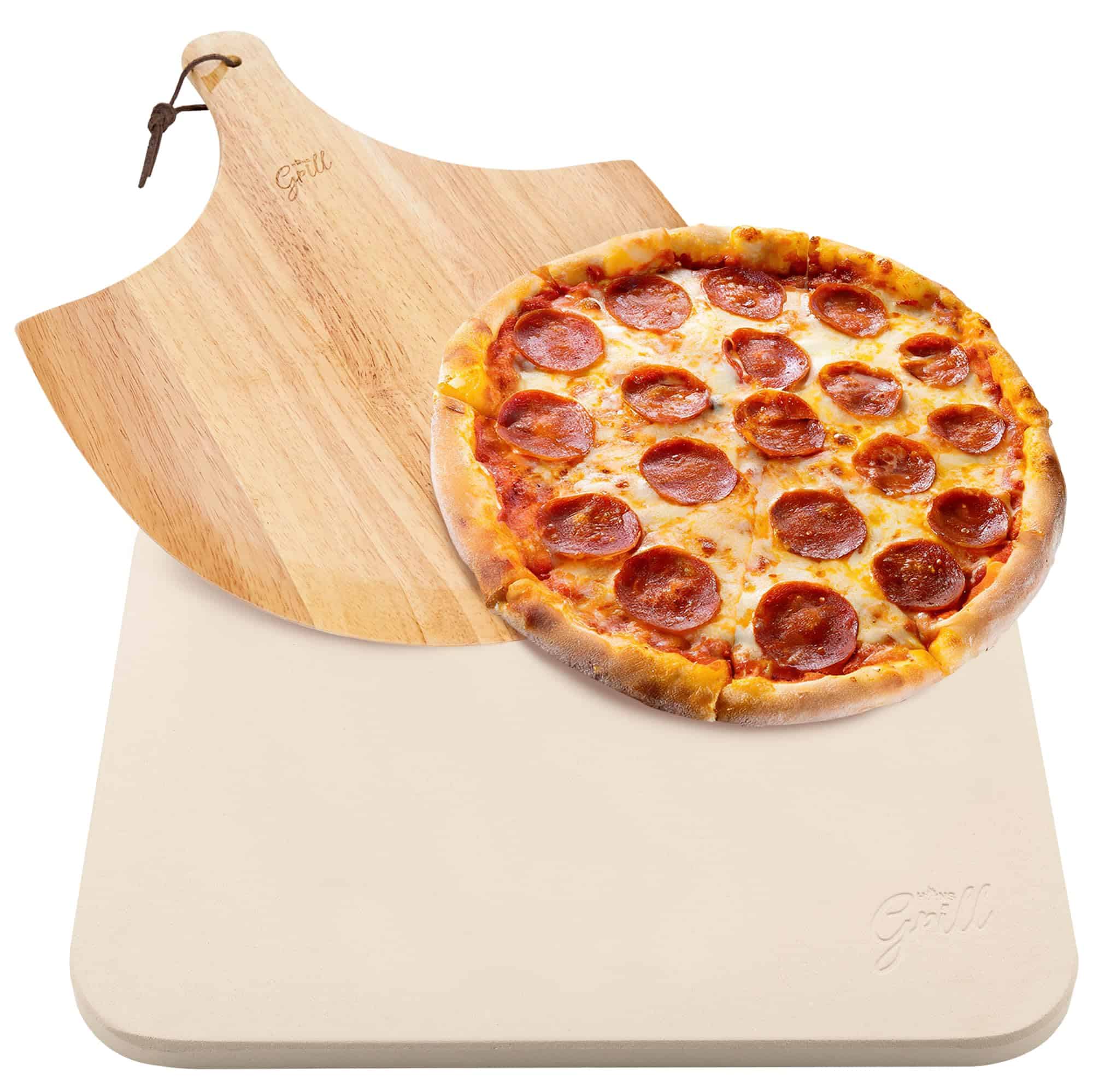 Piedra para pizza HANS GRILL | Piedra rectangular para