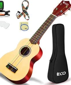 Kit de Inicio de Ukulele Soprano iECO para Niños y Adultos