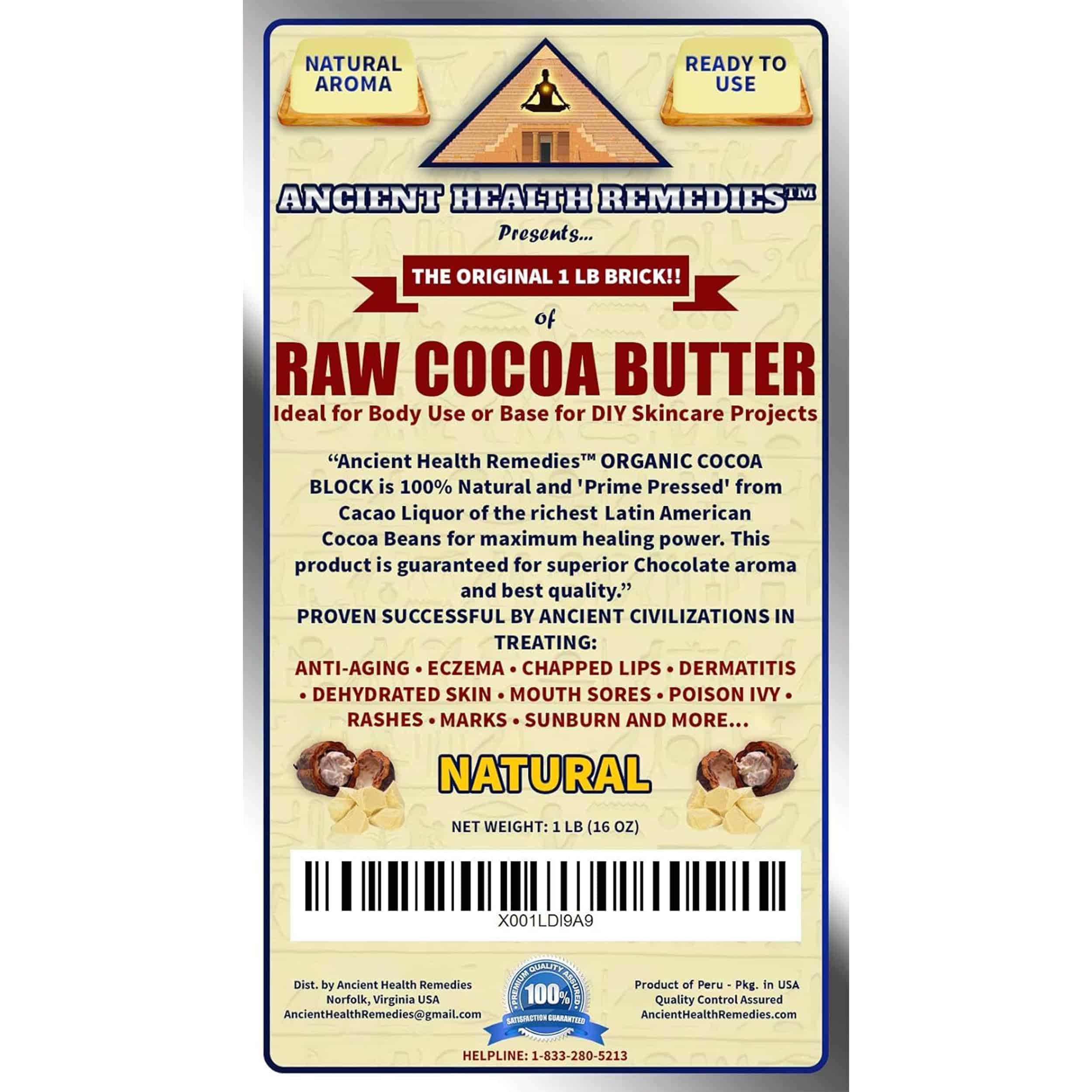 BLOQUES DE MANTECA DE CACAO ORGÁNICA SIN REFINAR DE - Imagen 7