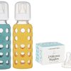 Paquete de 2 biberones de vidrio Lifefactory -Kale y Mango