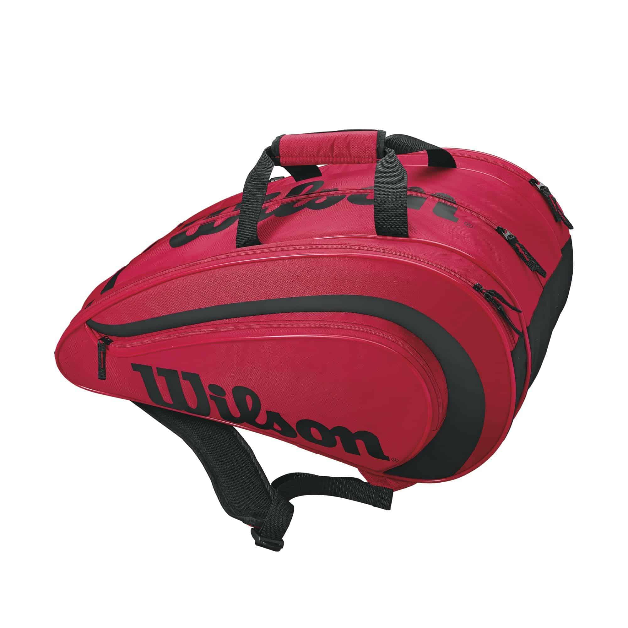 Bolso de Tenis WILSON Rak Pak, Rojo/Negro - Imagen 3