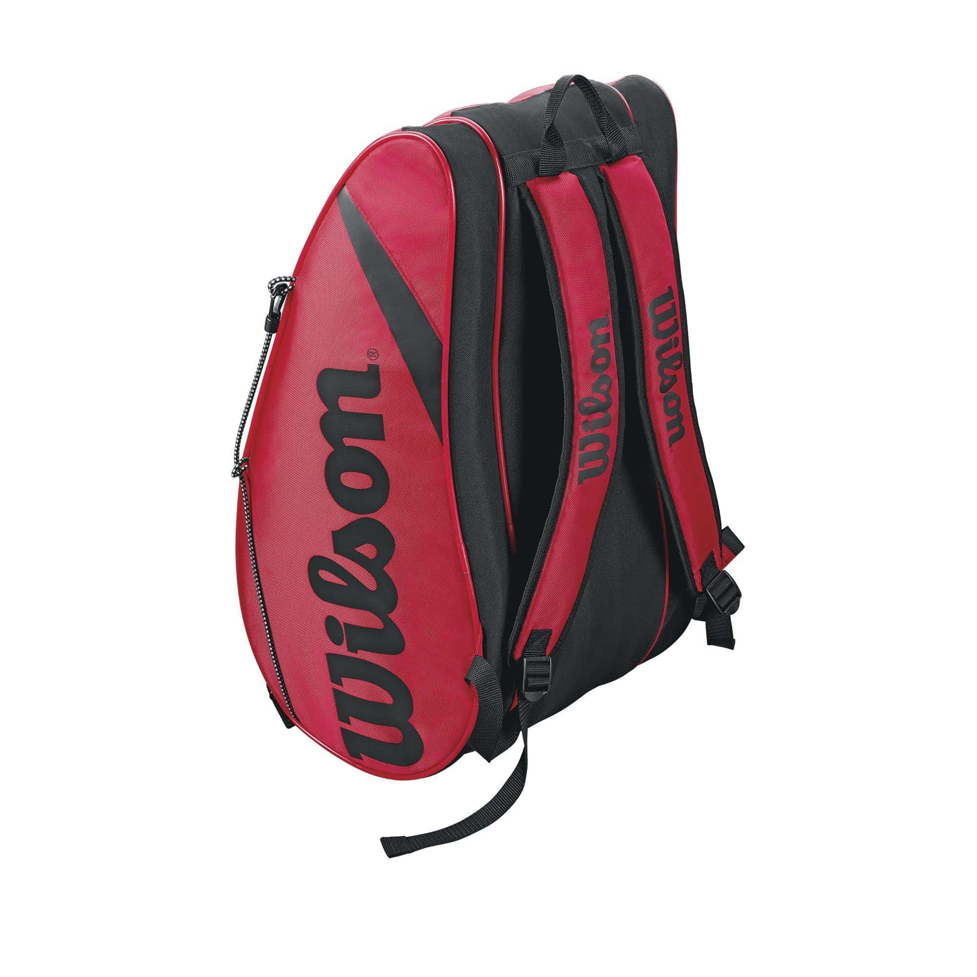 Bolso de Tenis WILSON Rak Pak, Rojo/Negro - Imagen 4