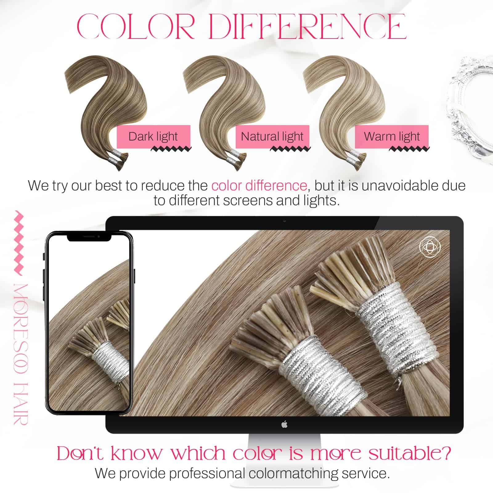 Extensiones de Cabello con Puntas I de Cabello Humano - Imagen 6